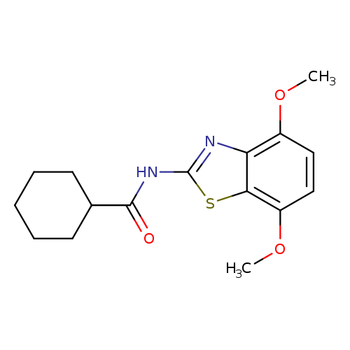 N-(4,7-dimethoxy-1,3-benzothiazol-2-yl)cyclohexanecarboxamide