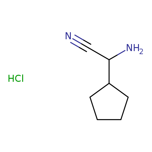 2-Amino-2-cyclopentylacetonitrile hydrochloride