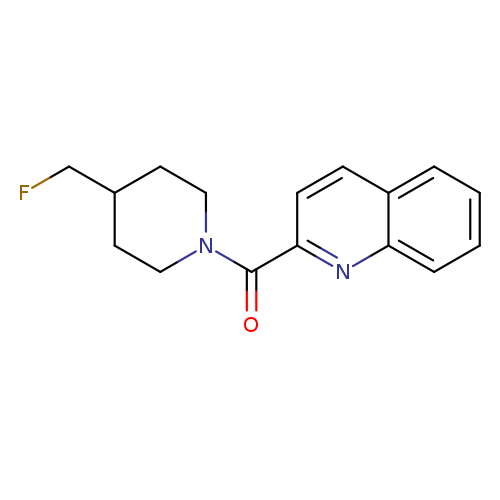 2-[4-(fluoromethyl)piperidine-1-carbonyl]quinoline