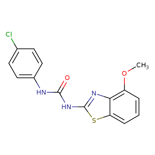 1-(4-chlorophenyl)-3-(4-methoxy-1,3-benzothiazol-2-yl)urea