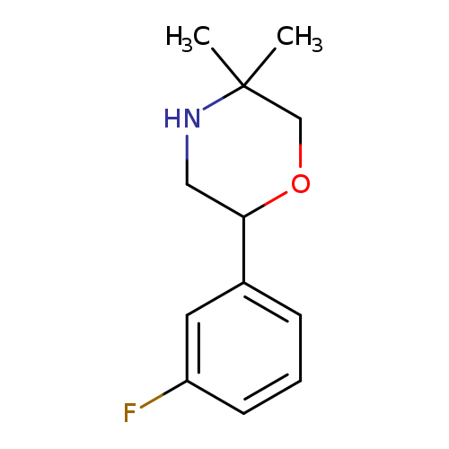 2-(3-fluorophenyl)-5,5-dimethylmorpholine