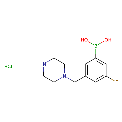 (3-fluoro-5-(piperazin-1-ylMethyl)phenyl)boronic acid hydrochloride