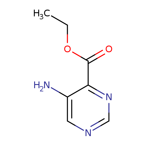 4-PyriMidinecarboxylic acid, 5-aMino-, ethyl ester