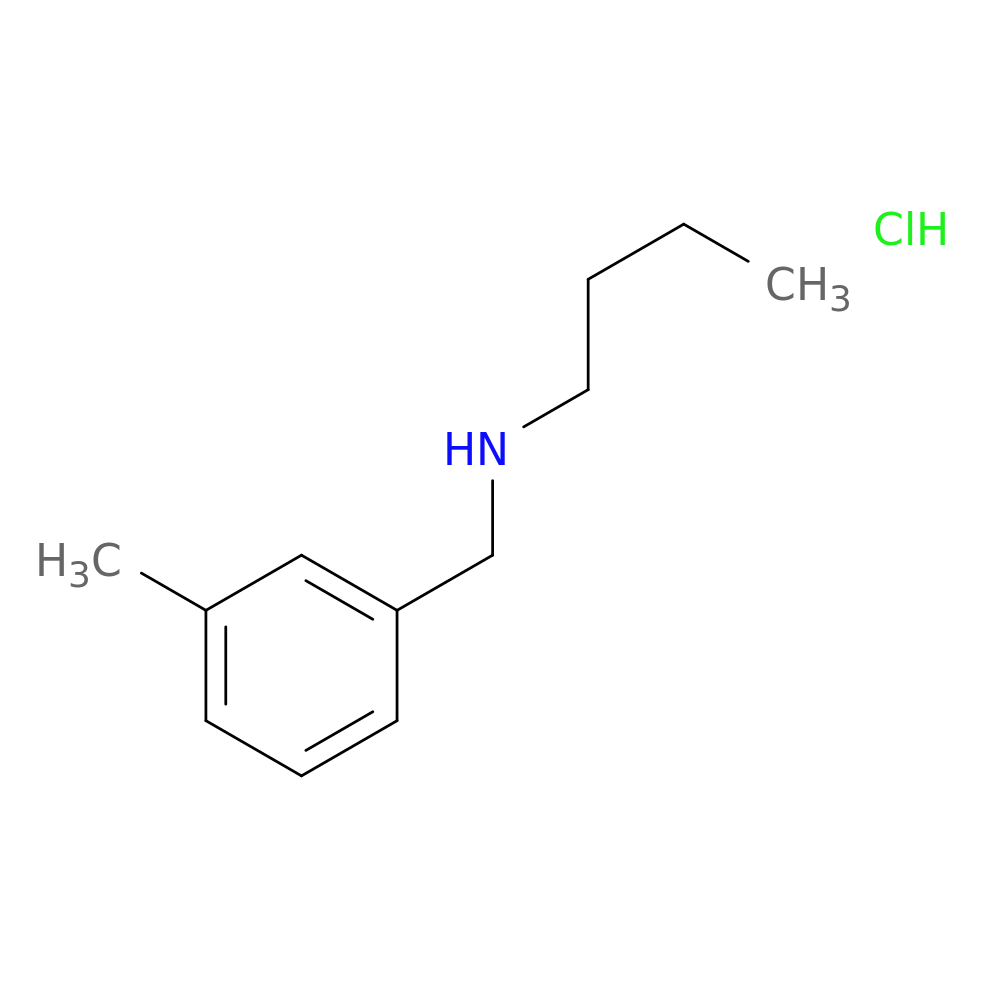 butyl[(3-methylphenyl)methyl]amine hydrochloride