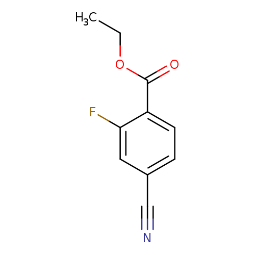 Benzoic acid, 4-cyano-2-fluoro-, ethyl ester (9CI)