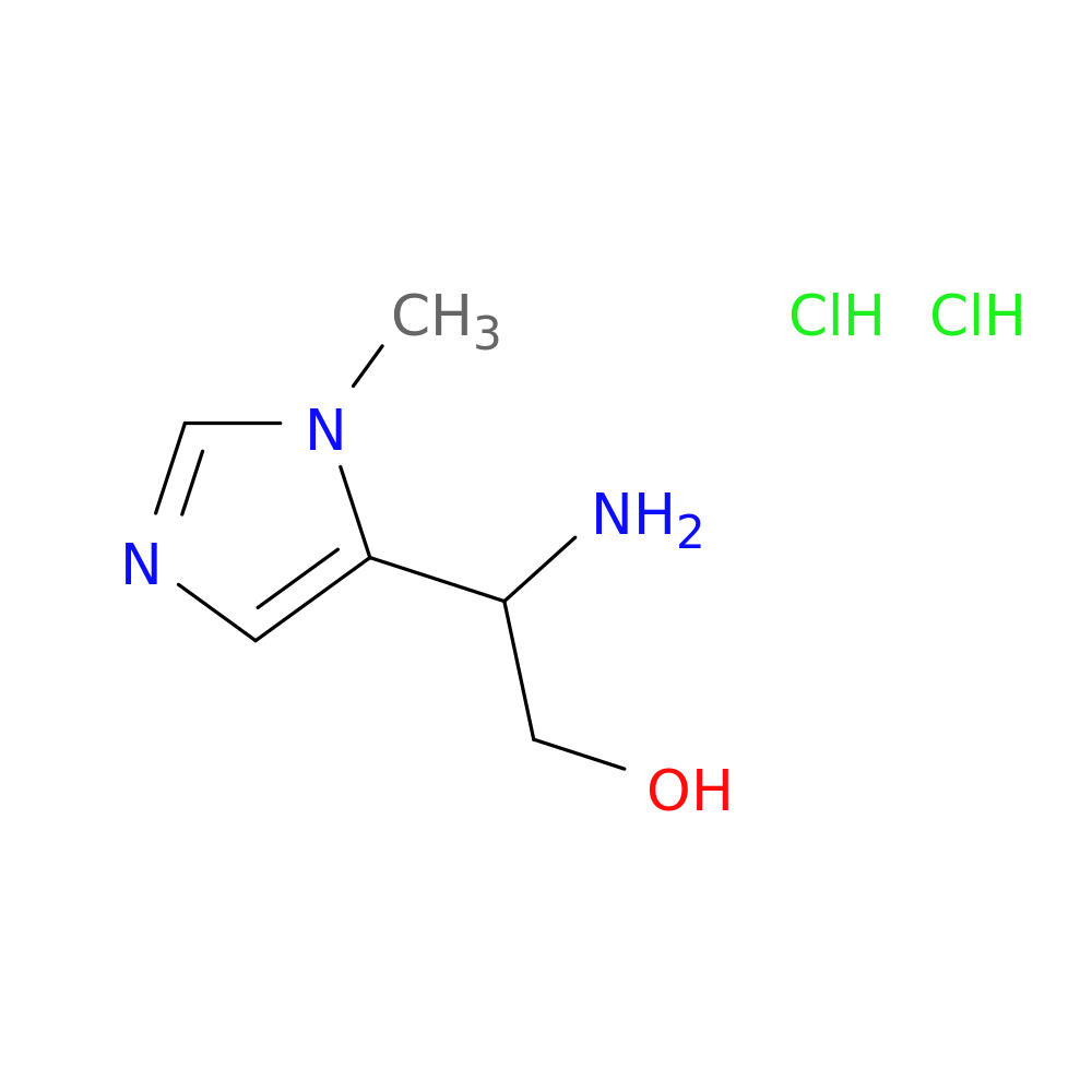 2-amino-2-(1-methyl-1H-imidazol-5-yl)ethan-1-ol dihydrochloride