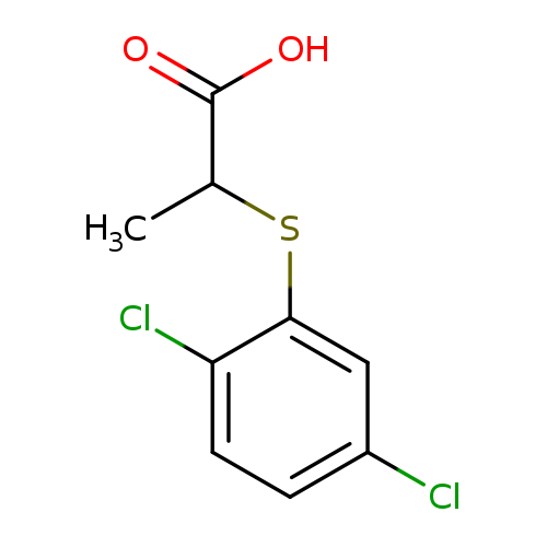 2-[(2,5-dichlorophenyl)sulfanyl]propanoic acid