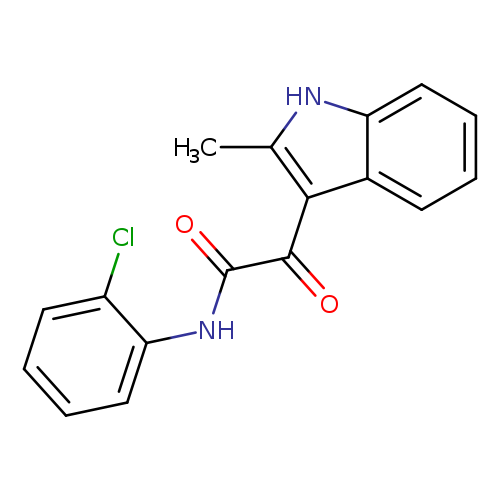 N-(2-chlorophenyl)-2-(2-methyl-1H-indol-3-yl)-2-oxoacetamide