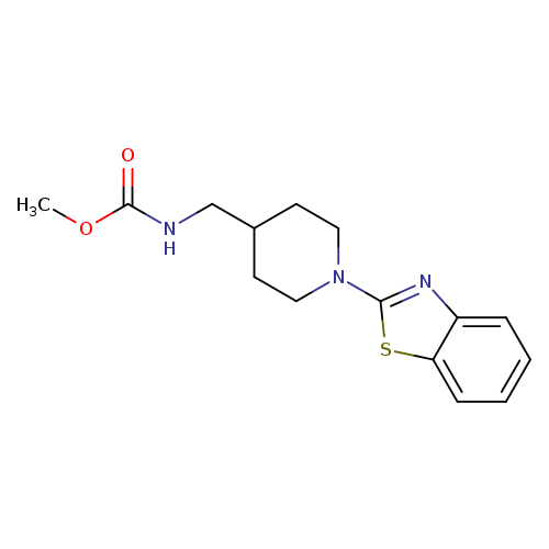 methyl N-{[1-(1,3-benzothiazol-2-yl)piperidin-4-yl]methyl}carbamate