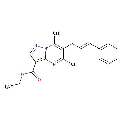 ethyl 5,7-dimethyl-6-[(2E)-3-phenylprop-2-en-1-yl]pyrazolo[1,5-a]pyrimidine-3-carboxylate