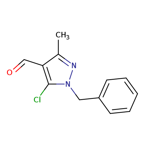 1-benzyl-5-chloro-3-methyl-1H-pyrazole-4-carbaldehyde