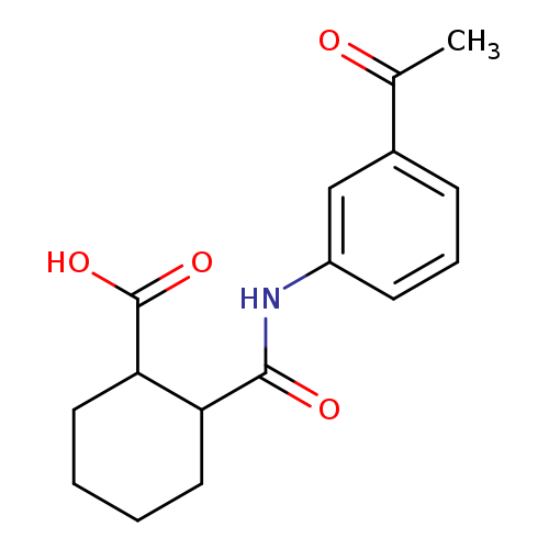 2-{[(3-Acetylphenyl)amino]-carbonyl}cyclohexanecarboxylic acid