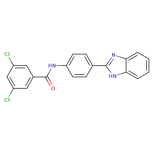 N-[4-(1H-1,3-benzodiazol-2-yl)phenyl]-3,5-dichlorobenzamide