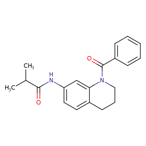 N-(1-benzoyl-1,2,3,4-tetrahydroquinolin-7-yl)-2-methylpropanamide