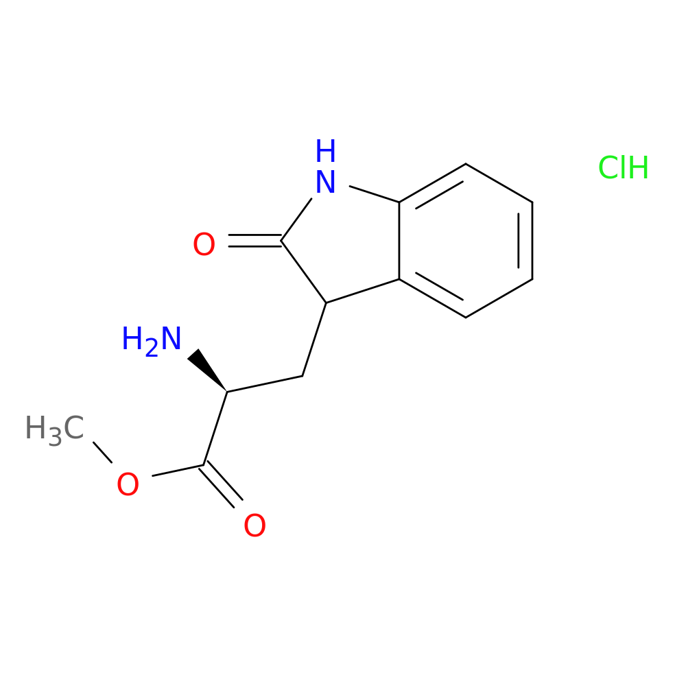 Methyl(2S)-2-Amino-3-(2-oxo-3-indolinyl)propanoateHydrochloride