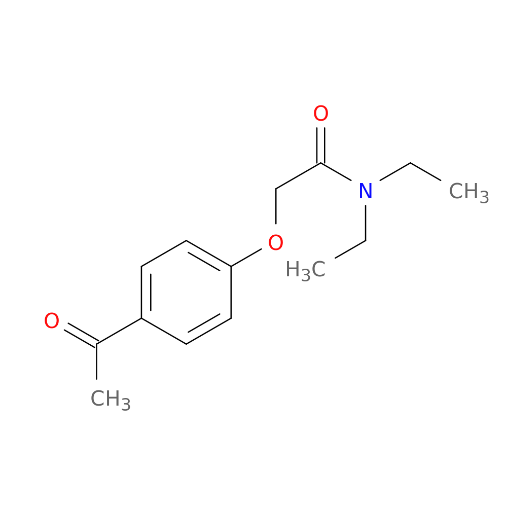 2-(4-acetylphenoxy)-N,N-diethylacetamide