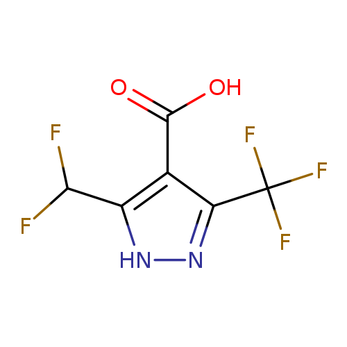 5-(difluoromethyl)-3-(trifluoromethyl)-1H-pyrazole-4-carboxylic acid