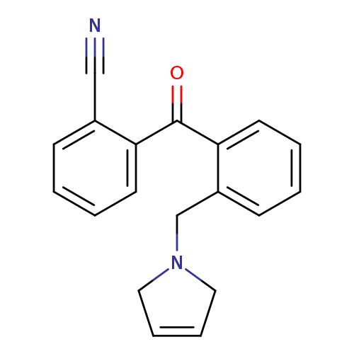 2-(2-((2,5-Dihydro-1H-pyrrol-1-yl)methyl)benzoyl)benzonitrile