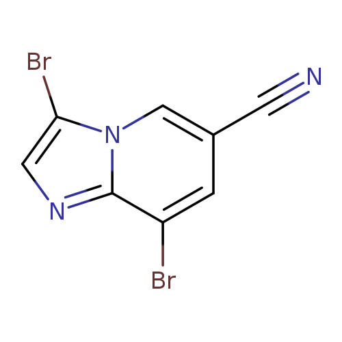 3,8-Dibromoimidazo[1,2-a]pyridine-6-carbonitrile