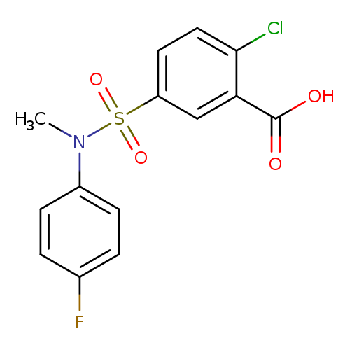 2-Chloro-5-(N-(4-fluorophenyl)-N-methylsulfamoyl)benzoic acid