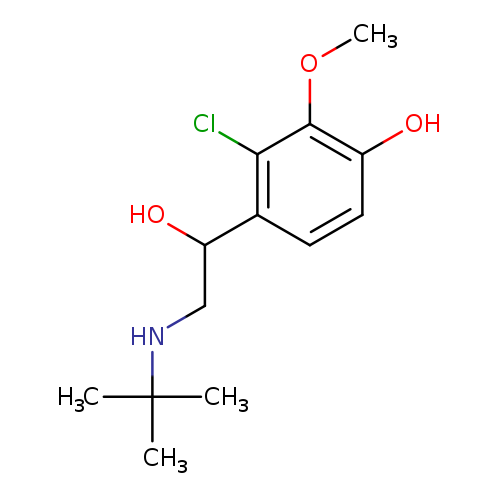 4-(2-(tert-butylaMino)-1-hydroxyethyl)-3-chloro-2-Methoxyphenol
