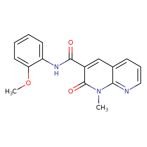 N-(2-methoxyphenyl)-1-methyl-2-oxo-1,2-dihydro-1,8-naphthyridine-3-carboxamide