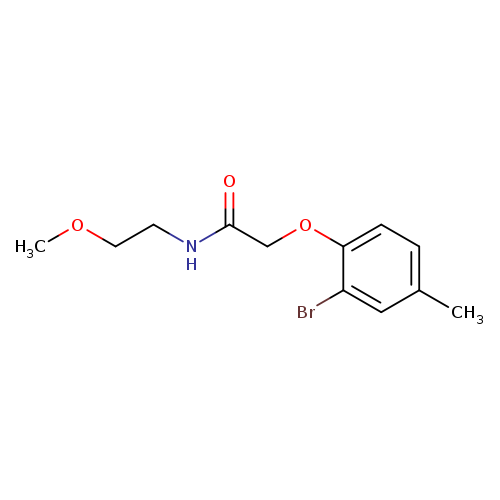 2-(2-Bromo-4-methylphenoxy)-n-(2-methoxyethyl)acetamide