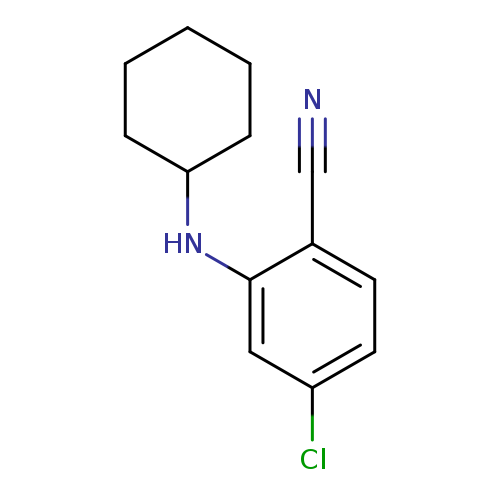 4-chloro-2-(cyclohexylamino)benzonitrile