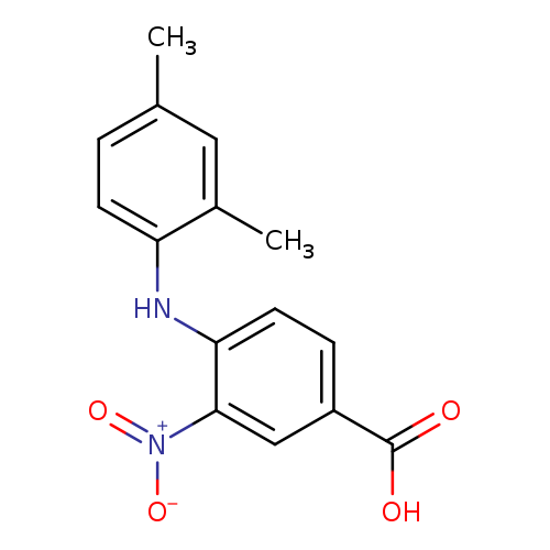 4-[(2,4-dimethylphenyl)amino]-3-nitrobenzoic acid