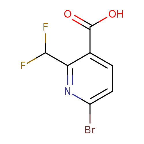 6-BROMO-2-(DIFLUOROMETHYL)PYRIDINE-3-CARBOXYLIC ACID