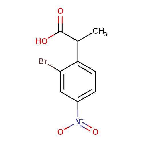 2-(2-Bromo-4-nitrophenyl)propanoic acid