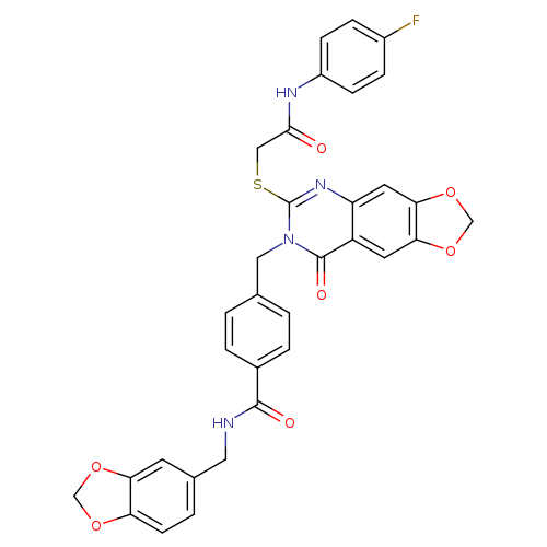 N-[(2H-1,3-benzodioxol-5-yl)methyl]-4-{[6-({[(4-fluorophenyl)carbamoyl]methyl}sulfanyl)-8-oxo-2H,7H,8H-[1,3]dioxolo[4,5-g]quinazolin-7-yl]methyl}benzamide