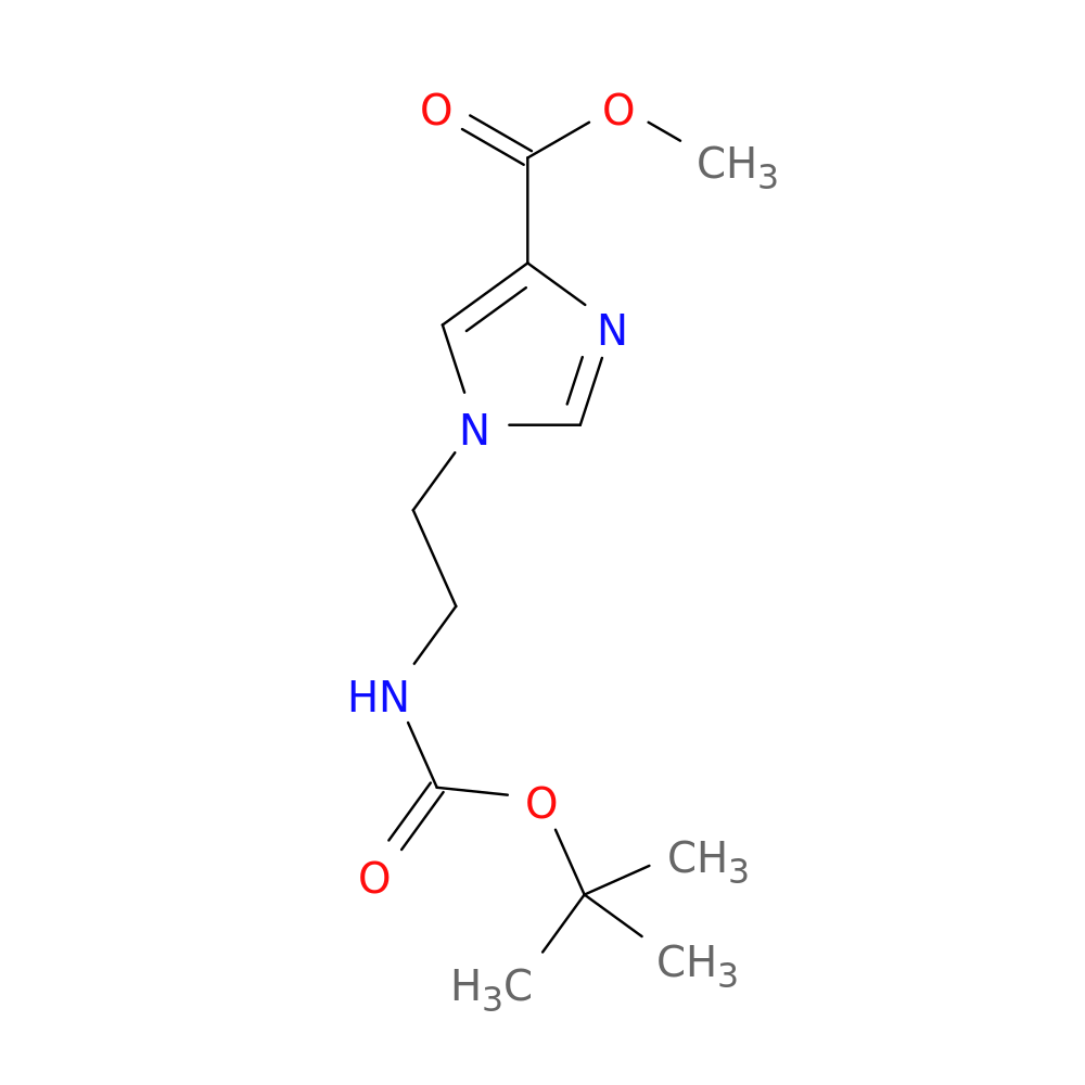 methyl 1-(2-{[(tert-butoxy)carbonyl]amino}ethyl)-1H-imidazole-4-carboxylate