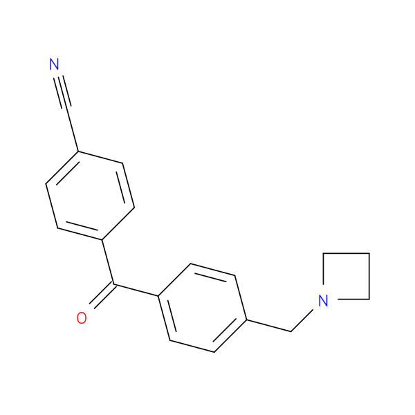 4-(4-(Azetidin-1-ylmethyl)benzoyl)benzonitrile