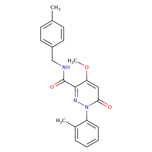 4-methoxy-1-(2-methylphenyl)-N-[(4-methylphenyl)methyl]-6-oxo-1,6-dihydropyridazine-3-carboxamide