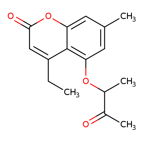 4-Ethyl-7-methyl-5-((3-oxobutan-2-yl)oxy)-2H-chromen-2-one