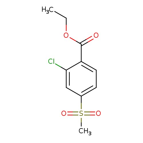 Ethyl 2-chloro-4-(methylsulfonyl)-benzoate