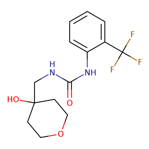 1-[(4-hydroxyoxan-4-yl)methyl]-3-[2-(trifluoromethyl)phenyl]urea