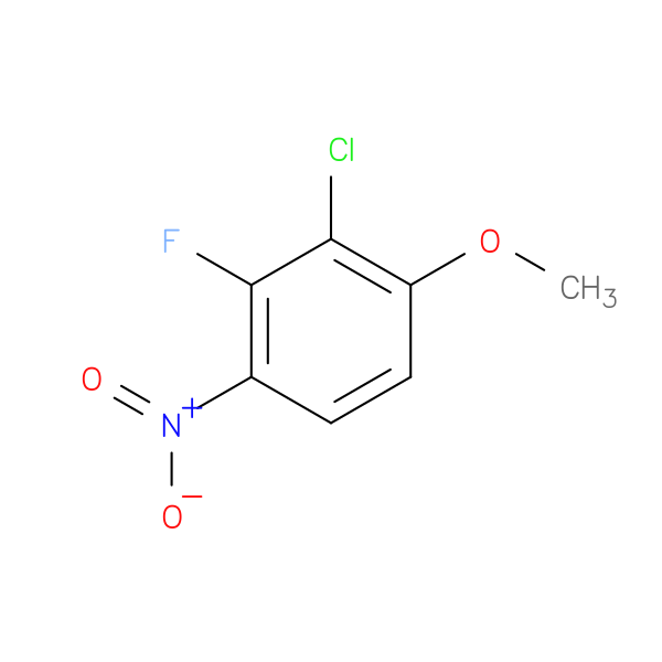 2-Chloro-3-fluoro-1-methoxy-4-nitrobenzene