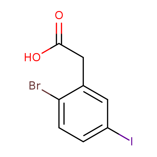 2-Bromo-5-iodophenylacetic acid