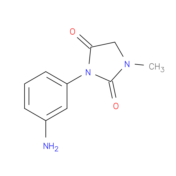 3-(3-aminophenyl)-1-methylimidazolidine-2,4-dione