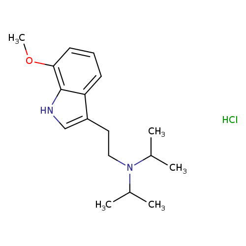 N-isopropyl-N-(2-(7-methoxy-1H-indol-3-yl)ethyl)propan-2-amine,monohydrochloride