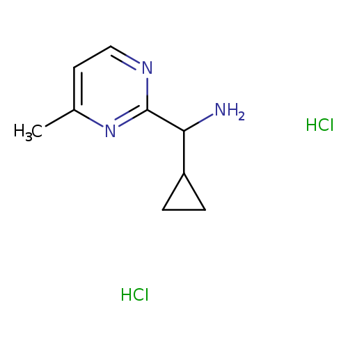 cyclopropyl(4-methylpyrimidin-2-yl)methanamine dihydrochloride
