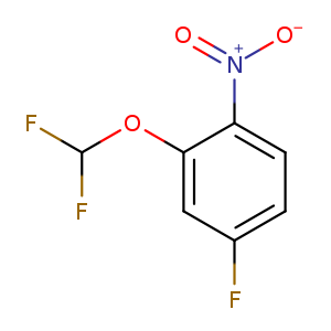 Benzene, 2-(difluoromethoxy)-4-fluoro-1-nitro-
