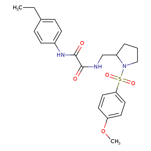 N'-(4-ethylphenyl)-N-{[1-(4-methoxybenzenesulfonyl)pyrrolidin-2-yl]methyl}ethanediamide