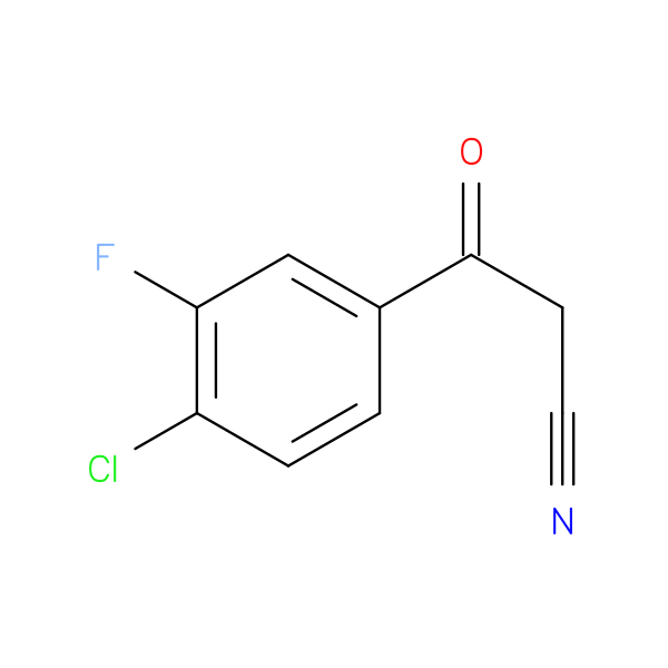 3-(4-chloro-3-fluorophenyl)-3-oxopropanenitrile