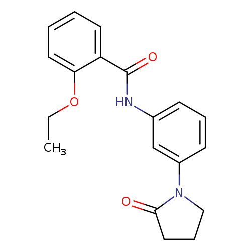 2-ethoxy-N-[3-(2-oxopyrrolidin-1-yl)phenyl]benzamide