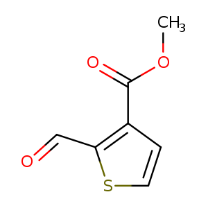 3-Thiophenecarboxylic acid, 2-formyl-, methyl ester