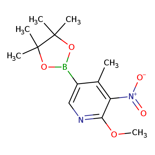 2-Methoxy-4-methyl-3-nitro-5-(4,4,5,5-tetramethyl-1,3,2-dioxaborolan-2-yl)pyridine