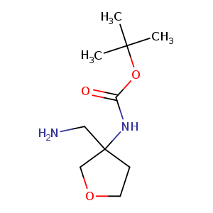 Carbamic acid, N-[3-(aminomethyl)tetrahydro-3-furanyl]-, 1,1-dimethylethyl ester